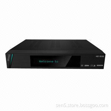 Real-time Set-top Boxes, HD DVB-S2 Twin Tuner+CA+USB+Ethernet/MPEG-4 H.264/AVC Compliant/HDTV 1080P